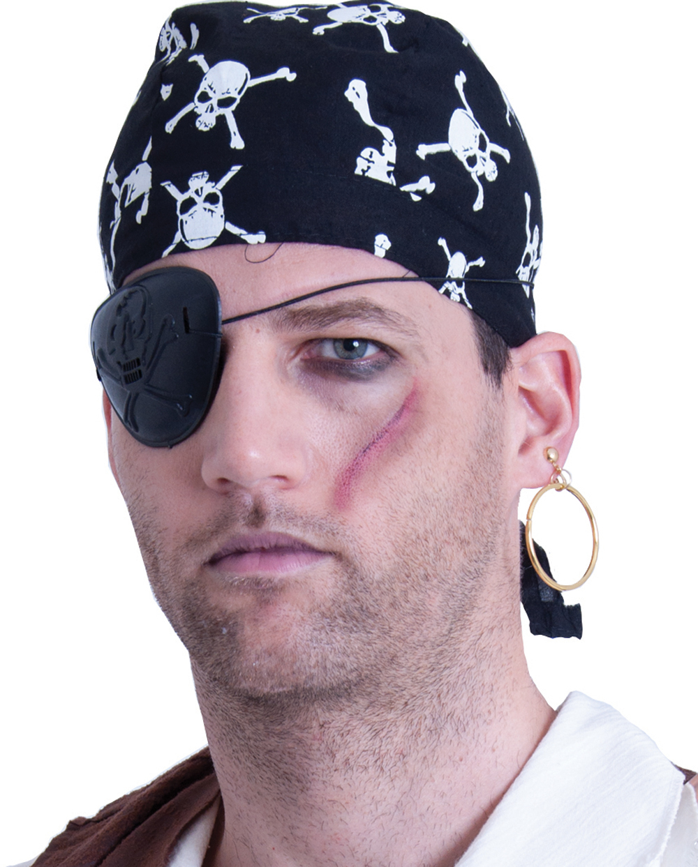 Pirate Eyepatch & Orecchino-Da Uomo Costume 