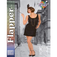 Black Flapper Girl - Adult Female Costume
