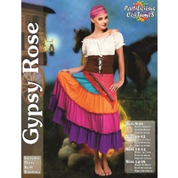 GYPSY ROSE - adult female costume-Small 10-12