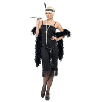Simple Black flapper dress costume