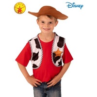 WOODY TOY STORY 4 VEST AND HAT ACCESSORY SET, CHILD