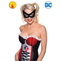Harley Quin Super Villain DC Comics Mask