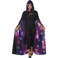 Deluxe reversible galaxy cape