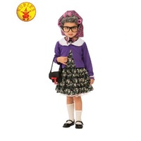 Little Old Lady Costume-Small Child age 4-6