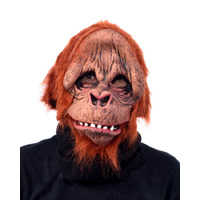 Orangutan latex primate mask