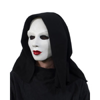 Satan's Sister UV Glow Evil Nun Latex Face Mask