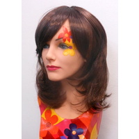 70's Shag Style Wig Brown