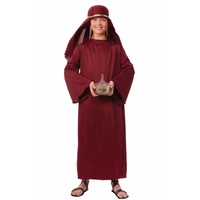 Biblical Robe Child Burgundy 8-10