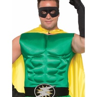 Hero Muscle Chest Adult Costume Various colours