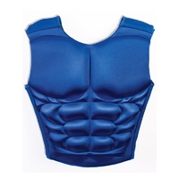 Hero Muscle Chest Child Costume Various Colours
