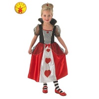 QUEEN OF HEARTS COSTUME, CHILD LARGE