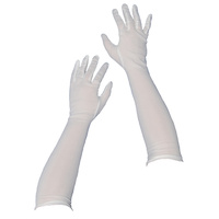 Long White Evening Gloves
