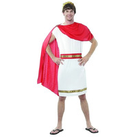 Roman White & Red Caesar Toga