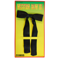 Western Bow Tie - Black