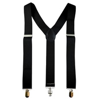 Stretch Braces/Suspenders - BLACK