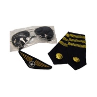 Aviator Kit - Glasses, Epaulets & Badge