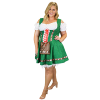 Gretel Girl Oktoberfest Plus Size Adult Female Costume