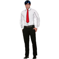 Pop Art Shirt and Tie - Adult Costume
