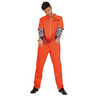 Prisoner Orange Jumpsuit Adult Costume