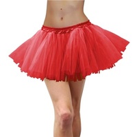 Deluxe Adult Tulle Tutu Red