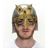 Gladiator Helmet Silver/Gold