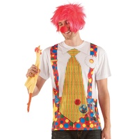 Clown with Big Tie T Shirt Large