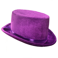 Velvet Top Hat - Purple