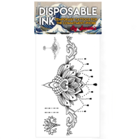 Disposable (Removable) Tattoo Ink Floating Lotus