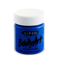 GLOBAL BODYART Face and Body Paint 45ml Tub ULTRA BLUE