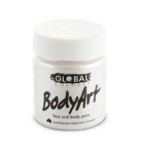 GLOBAL BODYART Face and Body Paint 45ml Tub METALLIC PEARL