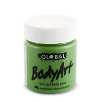 GLOBAL BODYART Face and Body Paint 45ml Tub OLIVE GREEN