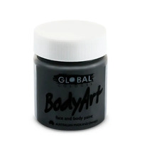 GLOBAL BODYART Face and Body Paint 45ml Tub BLACK