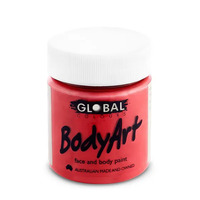 GLOBAL BODYART Face and Body Paint 45ml Tub DEEP RED