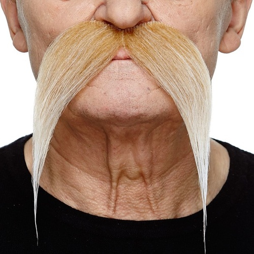 Moustache Sandy Blonde Walrus Style