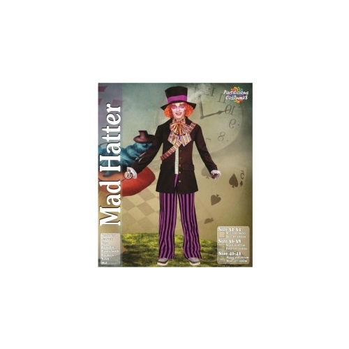 Mad Hatter Deluxe Adult Costume Large