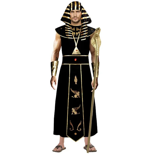 Pharaoh Black Gold Complete Costume Large & XLarge
