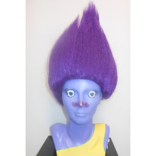 Purple Troll Character Wig