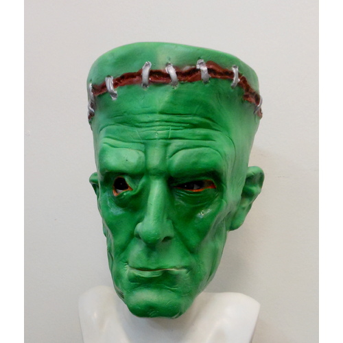 Green Frankenstein Latex Mask