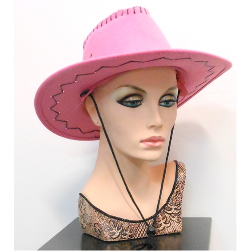 Pretty Pink Cowgirl Cowboy Hat