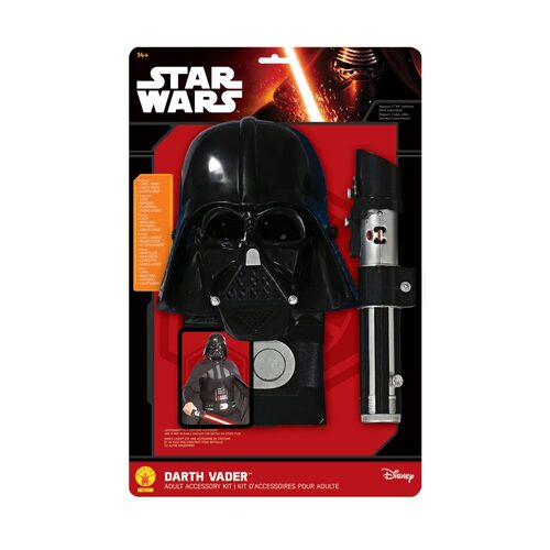 Darth Vader Adult Costume Set with Lightsabre