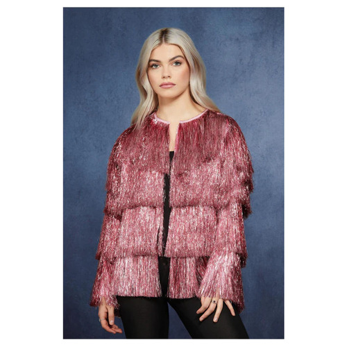 Deluxe Pink  Tinsel Jacket