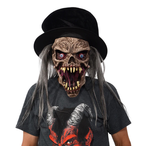 Hell-Oh, Skull Clown Monster Latex Face Mask