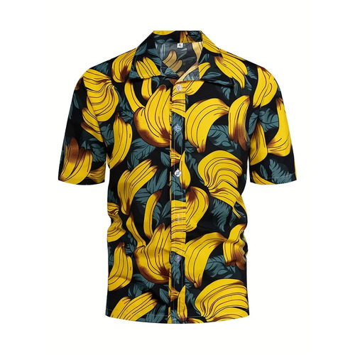 Banana Hawaiian shirt, party [size: One Size Fits most]