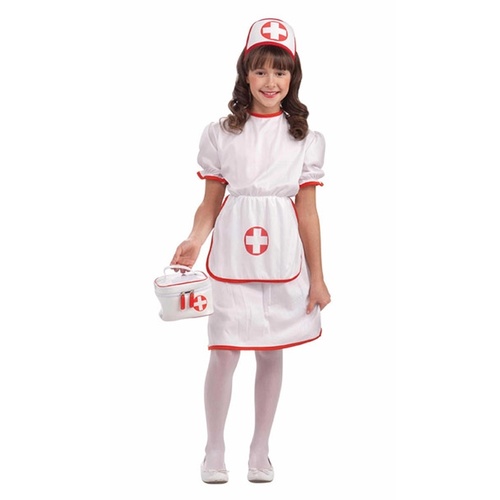 Nurse Uniform Child Size Red Cross Costume