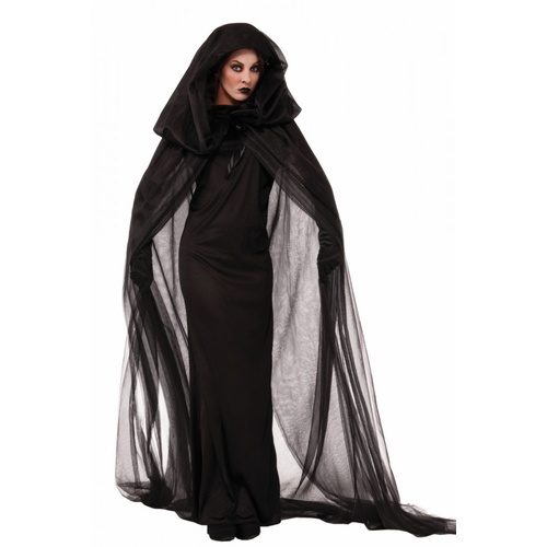 Ghostly Sorceress Womens Cape/Costume 