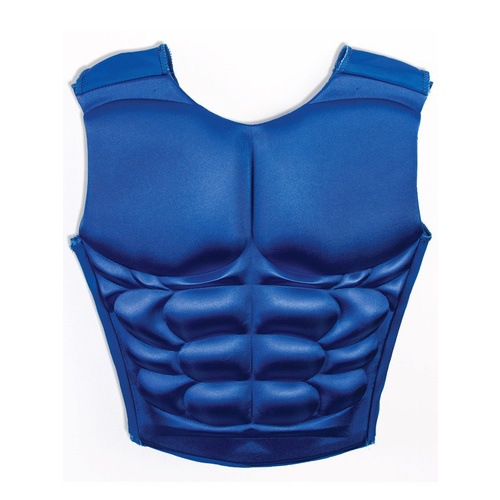 Hero Muscle Chest Child Costume-BLUE