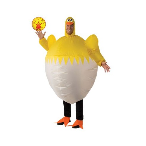 CHICK INFLATABLE COSTUME, ADULT
