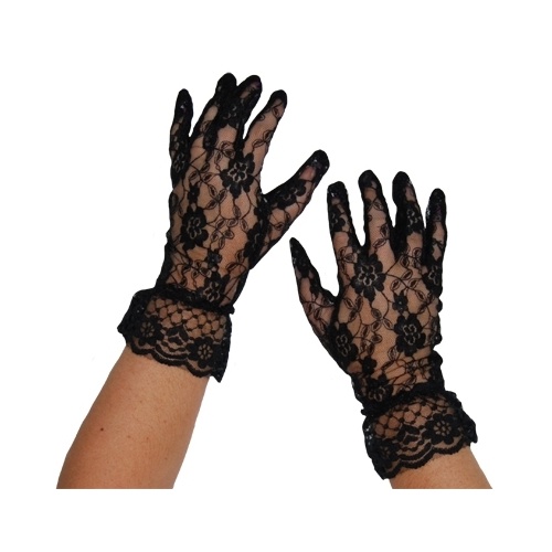 Short Lace Gloves Party Accessory
