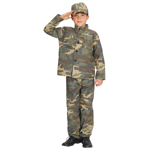 Soldier Costume Unisex Child Size