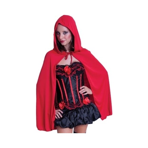 Red Riding Hood Cape/Hood Adult Size